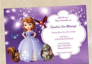 Princess sofia Birthday Invitation Template sofia the First Party Invitation Template Instant Download