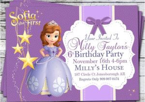 Princess sofia Party Invites 25 Best Ideas About Princess sofia Invitations On
