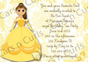 Princess Tea Party Invitation Wording Tea Party Invitations United States