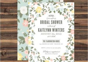 Print at Home Bridal Shower Invitations Bridal Shower Invitations Free Print at Home Bridal