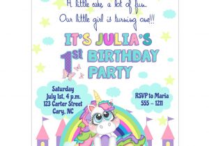 Print Birthday Invitations at Walmart Birthday Unicorn Free Printable Birthday Invitation