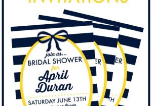 Print Your Own Bridal Shower Invitations How to Make A Bridal Shower Invitation U Create