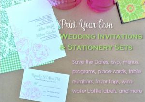 Print Your Own Wedding Invitations Kits Print Your Own Invitation Kits Print Your Own Wedding
