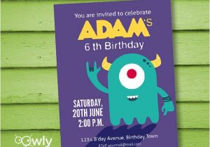 Printable Alien Birthday Invitations Printable Personalized Alien Birthday Invitation by Owlyprint