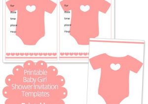 Printable Baby Girl Shower Invitations Free Printable Baby Girl Shower Invitation Templates