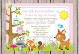 Printable Baby Shower Invitations Woodland Animals Printable Woodland forest Animals Baby Shower Invitation