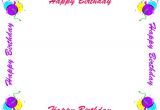 Printable Birthday Invitation Borders and Frames Free Birthday Borders for Invitations and Other Birthday