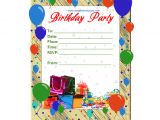 Printable Birthday Invitation Template 50 Microsoft Invitation Templates Free Samples