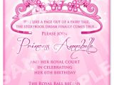 Printable Birthday Invites Free Princess Party Invitations Template Resume Builder