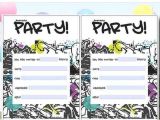 Printable Birthday Party Invitations for 12 Year Old Boy 12 Year Old Birthday Party Invitation Ideas Rusmart org