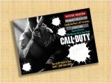 Printable Call Of Duty Birthday Invitations Diy Printable Custom Cod Birthday Party Invitation Call