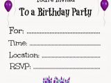 Printable Childrens Birthday Party Invitations Free Printable Birthday Invitations for Kids