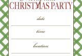 Printable Christmas Party Invite Template 7 Best Images Of Free Printable Christmas Invitation