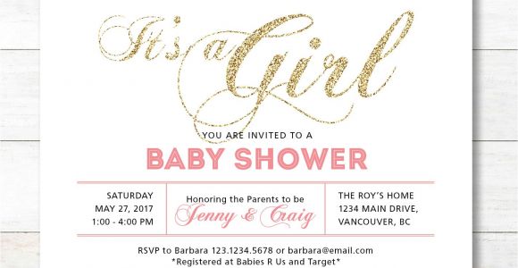 Printable Coed Baby Shower Invitations Girl Baby Shower Invitation Coed Couples Baby Shower