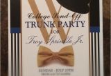 Printable College Trunk Party Invitations Graduation College Send Off Trunk Party Invitation
