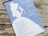 Printable Disney Bridal Shower Invitations Disney Beauty and the Beast Belle Bridal Shower Invitation