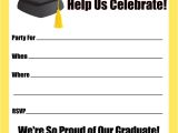 Printable Graduation Invitation 40 Free Graduation Invitation Templates Template Lab