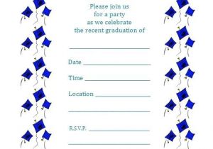 Printable Graduation Invitations 2018 Free Printable Graduation Party Invitations