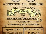 Printable Harry Potter Baby Shower Invitations Personalized Harry Potter theme Invitation attention All