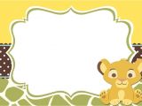 Printable Lion King Baby Shower Invitations 9 Free Lion King Baby Shower Invitations