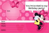 Printable Minnie Mouse First Birthday Invitations Minnie Mouse Free Printable Invitation Templates