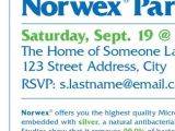 Printable norwex Party Invitation norwex Party Invitation Invitation Librarry