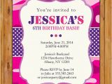 Printable Pink Camo Birthday Invitations Hot Pink and Purple Camo Birthday Invitation Girls