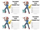 Printable Pokemon Birthday Invitations 111 Best Images About All Free Printable On Pinterest
