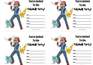 Printable Pokemon Birthday Invitations 111 Best Images About All Free Printable On Pinterest