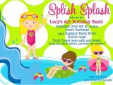 Printable Pool Party Invitations Free Printable Birthday Pool Party Invitations