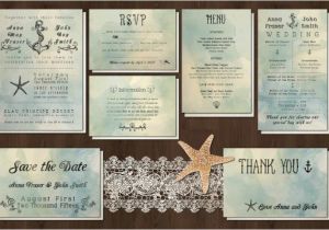Printable Seashell Wedding Invitations 18 Beautiful Printable Wedding Invitation Designs