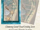 Printable Seashell Wedding Invitations Shimmering Seashell Beach Wedding Invitation Summer Wedding
