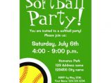 Printable softball Birthday Invitations softball Party Invitations for Birthdays and Bbq