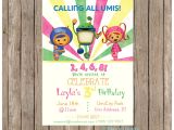 Printable Team Umizoomi Birthday Invitations Team Umizoomi Printable Birthday Party Invitation Invite