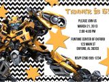 Printable Transformer Birthday Invitations Digital Printable Transformers Invitation