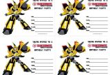 Printable Transformer Birthday Invitations Transformers Birthday Invitations All Free Printable
