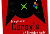 Printable Video Game Birthday Party Invitations Items Similar to Printable Video Game Birthday Party