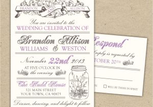 Printable Wedding Invitation Template 30 Unique Vintage Wedding Invitations