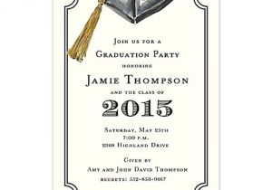 Printed Graduation Party Invitations Graduation Party Invitation Template Resume Builder