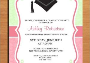 Printed Graduation Party Invitations Paisley Graduation Party Invitation Cards Printable Diy