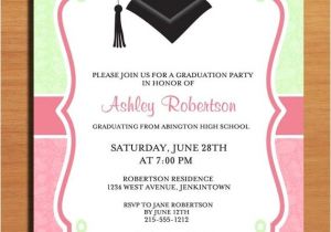 Printing Graduation Invitations at Home Paisley Graduation Party Invitation Cards Printable Diy
