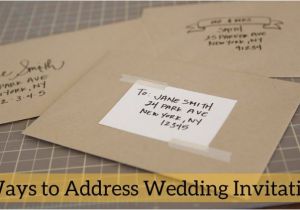 Proper Etiquette for Addressing Wedding Invitations Wordings Etiquette Wedding Invitation Envelope Also