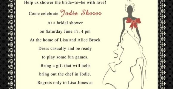 Proper Etiquette for Bridal Shower Invitations Bridal Shower Invite Etiquette Template