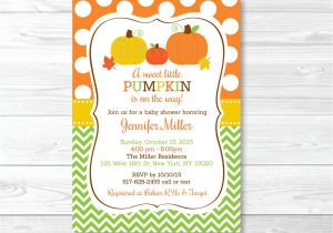 Pumpkin Baby Shower Invitations Etsy Pumpkin Baby Shower Invitation Pumpkin Baby Shower Invite
