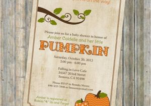Pumpkin Baby Shower Invitations Etsy Pumpkin Baby Shower Invitations Baby by Freshlysqueezedcards