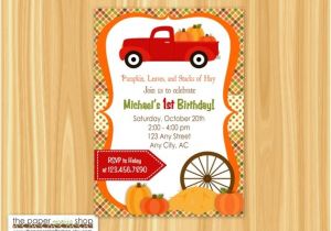 Pumpkin Patch Party Invitations Red Truck Pumpkin Patch Invitation Pumpkin Patch Invitation