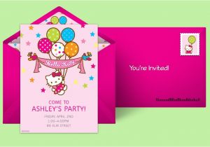 Punchbowl Birthday Invitations Free Hello Kitty Invitations Hello Kitty Line