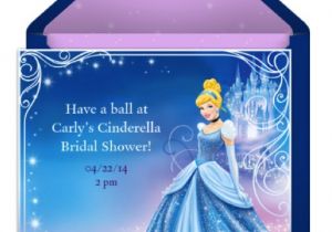 Punchbowl Bridal Shower Invitations Cinderella themed Bridal Shower