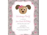 Puppy Birthday Party Invites Puppy Party Invitation with Editable Text Dog Party
