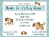 Puppy Dog Baby Shower Invitations 20 Baby Shower Invitations Puppy Dog Tails theme
